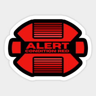 Red Alert Sticker